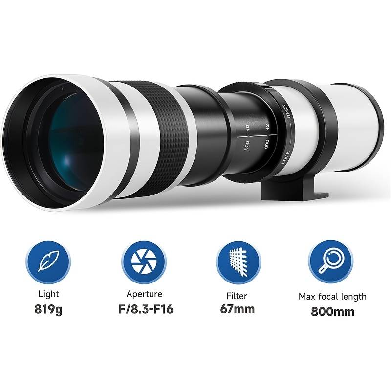 Photography Ratio - Super Telephoto Lens for Canon/Nikon/Sony -