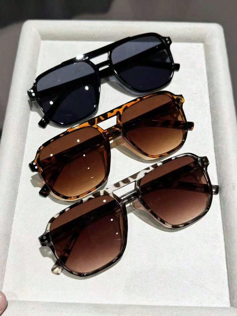 Photography Fashion - 3pcs Geometric Dual-Beam Set Women -