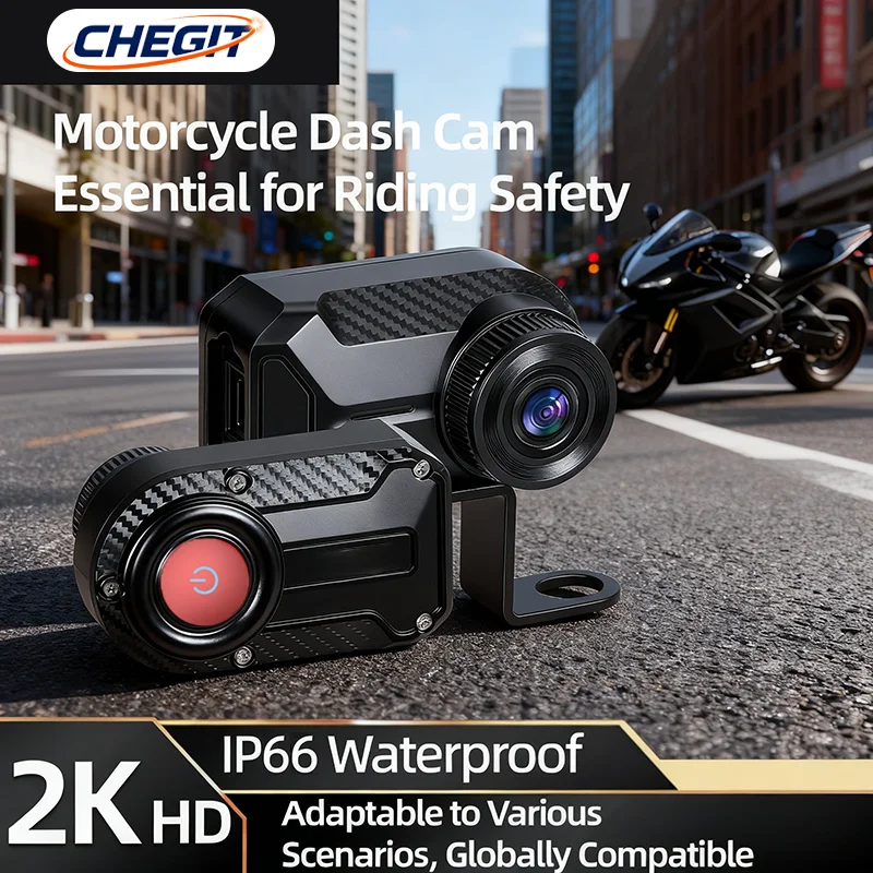 Photographic Memory - 2K HD Motorcycle DVR Waterproof IP66