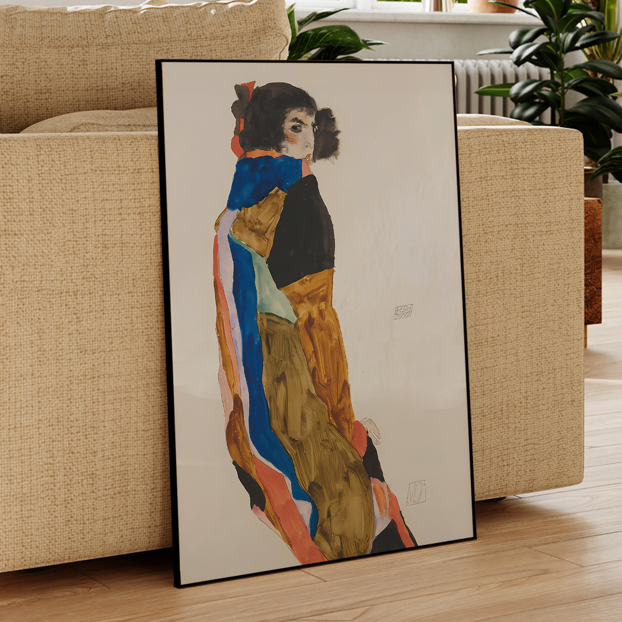 Modern Abstract Egon Schiele M – Photography Gallery Bewertung und Preis