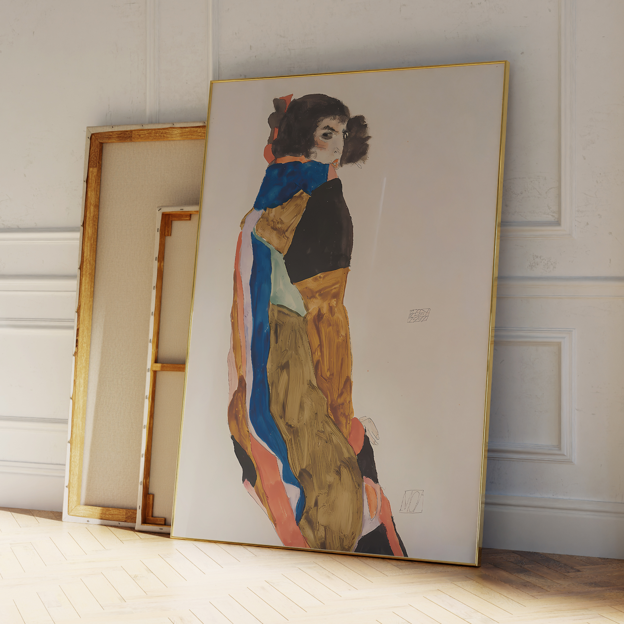 Modern Abstract Egon Schiele M – Photography Gallery Bewertung und Preis