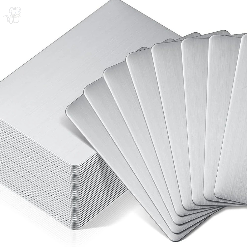 10Pcs Stainless Steel Metal Bu – Photography Logo Bewertung und Preis