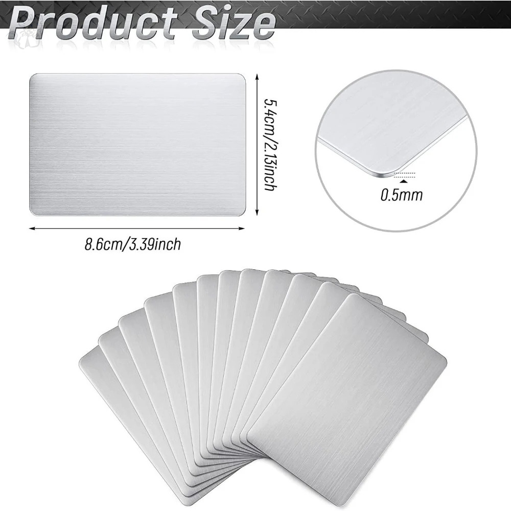 10Pcs Stainless Steel Metal Bu – Photography Logo Bewertung und Preis
