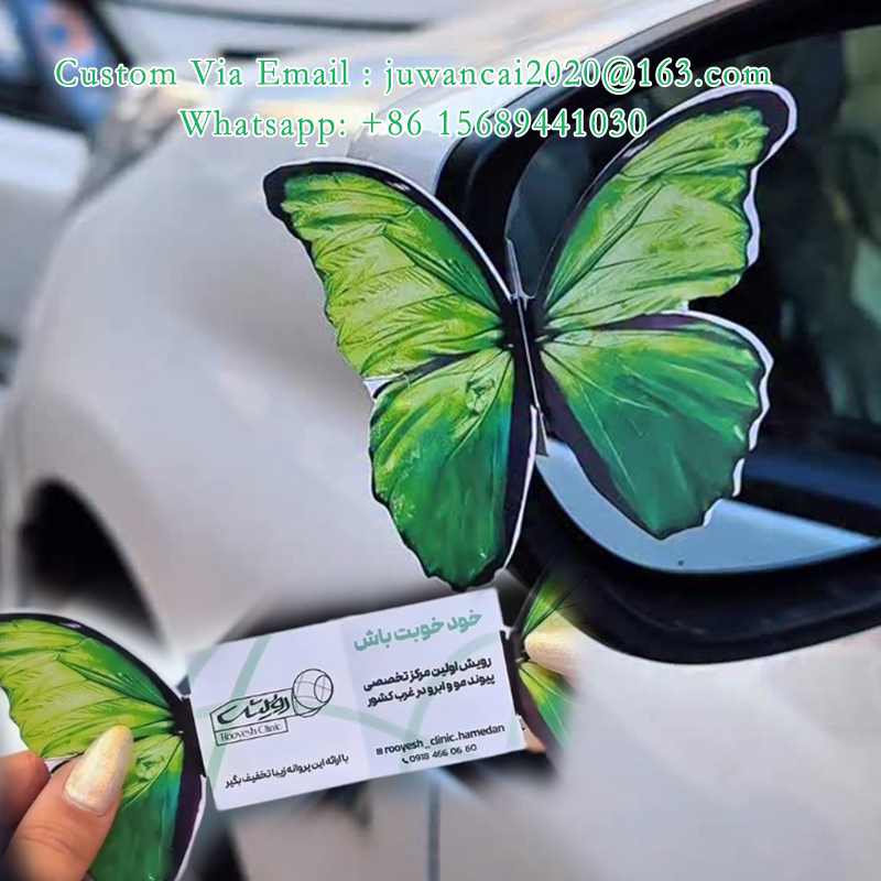Custom Butterfly Shaped Flyer  – Photography Logo Bewertung und Preis