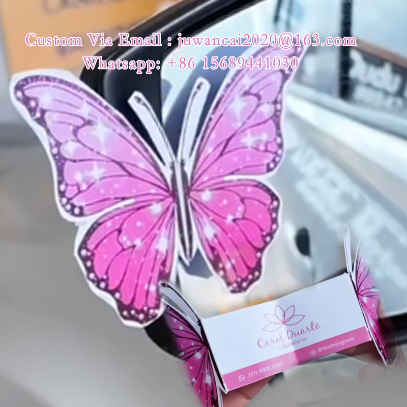 Custom Butterfly Shaped Flyer  – Photography Logo Bewertung und Preis