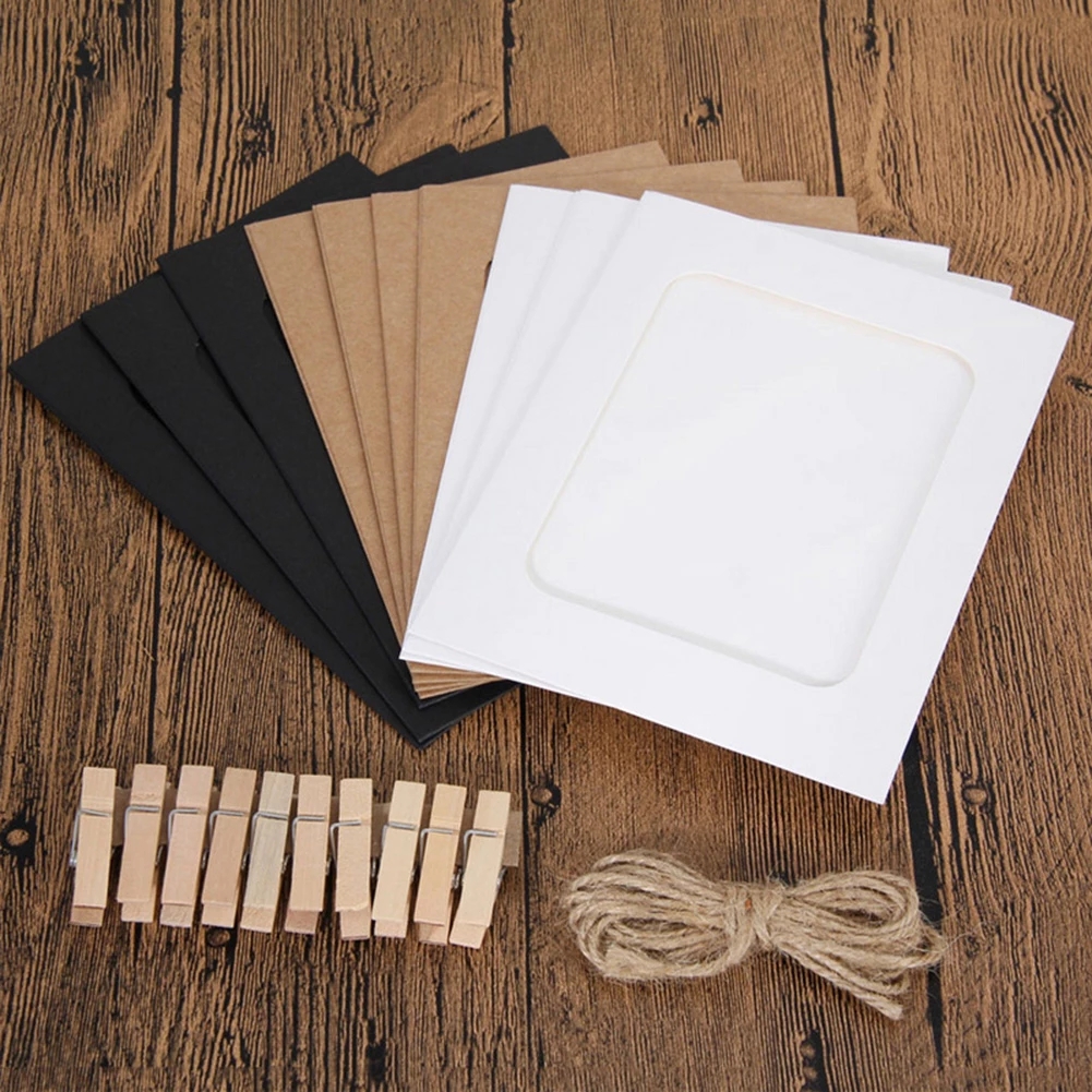 10PCS DIY Kraft Paper Photo Fr – Photography Zone Bewertung und Preis