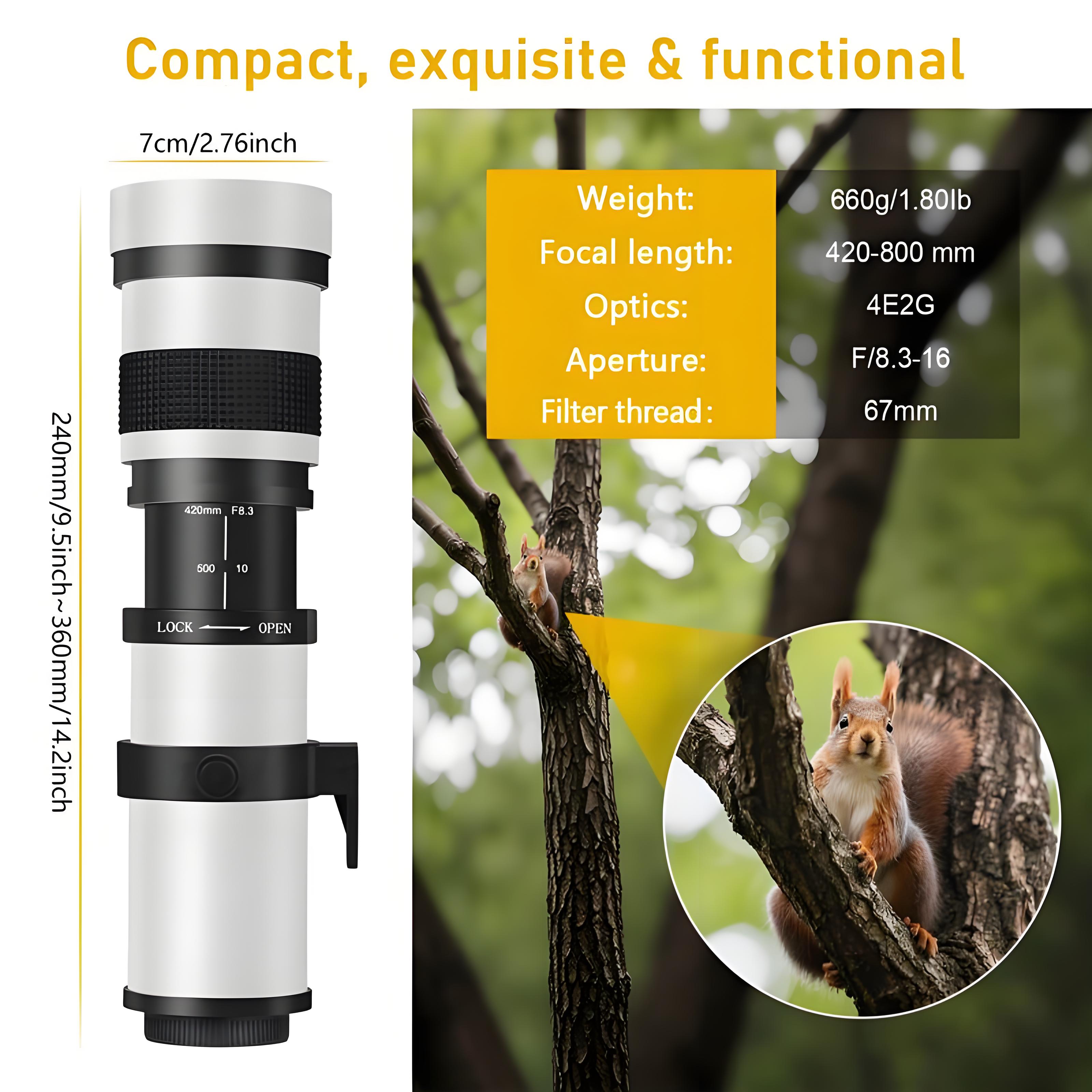 Super Telephoto Lens for Canon – Photography Ratio Bewertung und Preis
