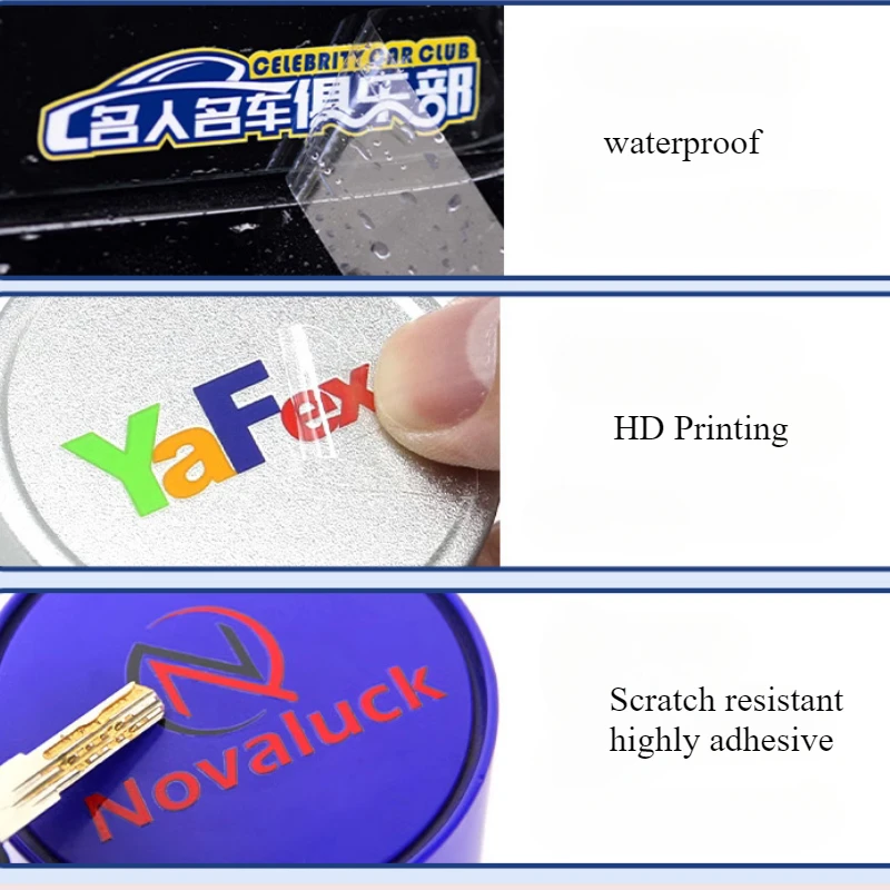 100PCS 3D Name Sticker Any Siz – Photography Logo Bewertung und Preis