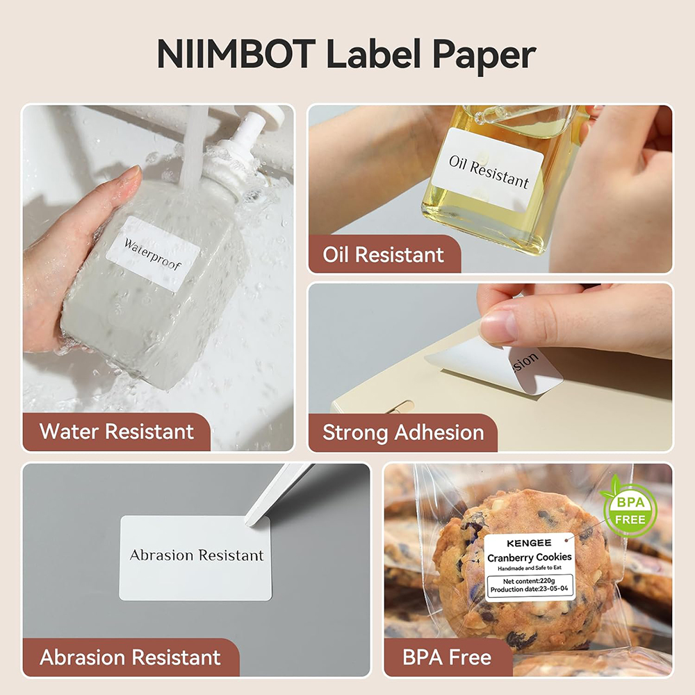 NIIMBOT Thermal Label for B1 B – Photography Logo Bewertung und Preis