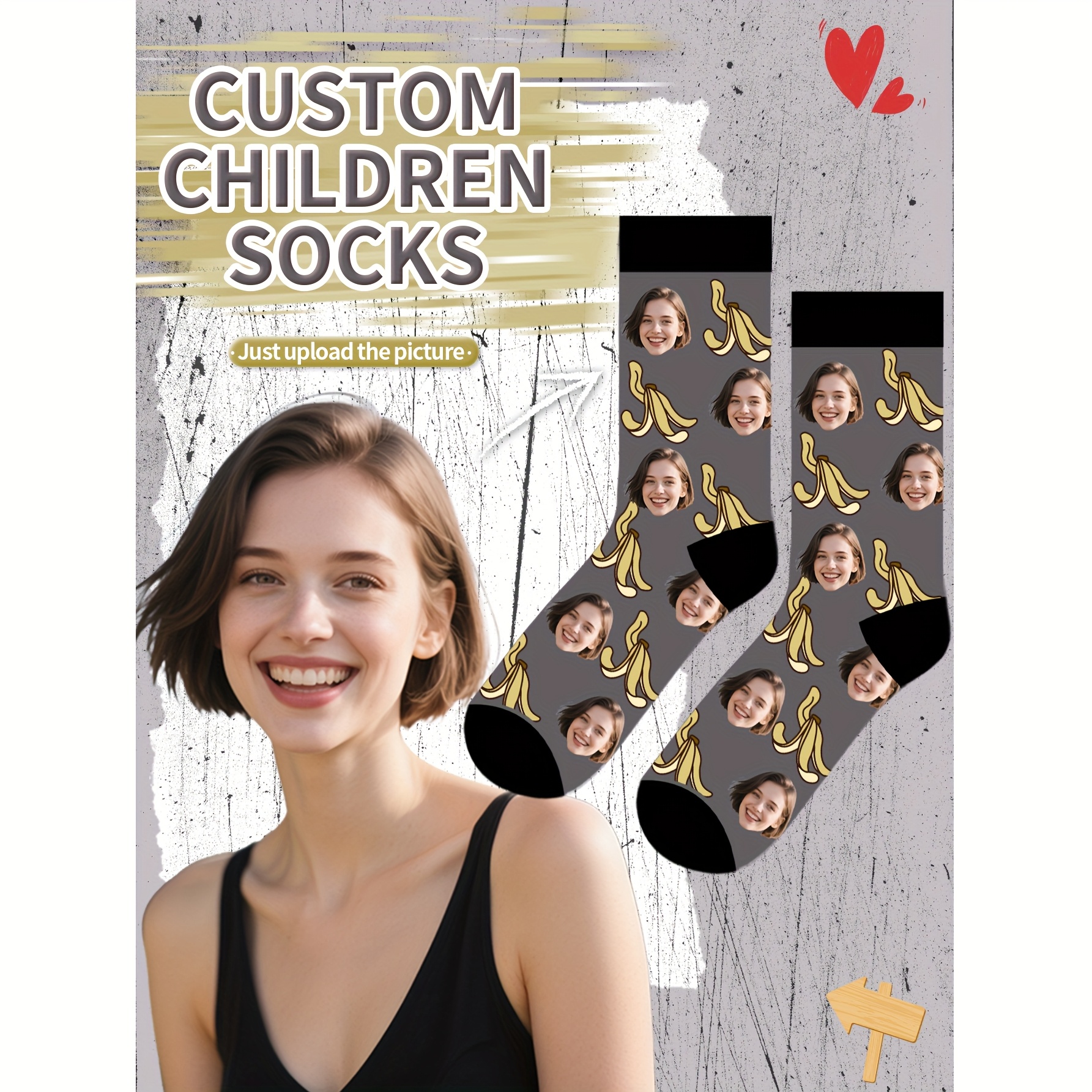 1 pair of customized photo fac – Photographic Memory Bewertung und Preis