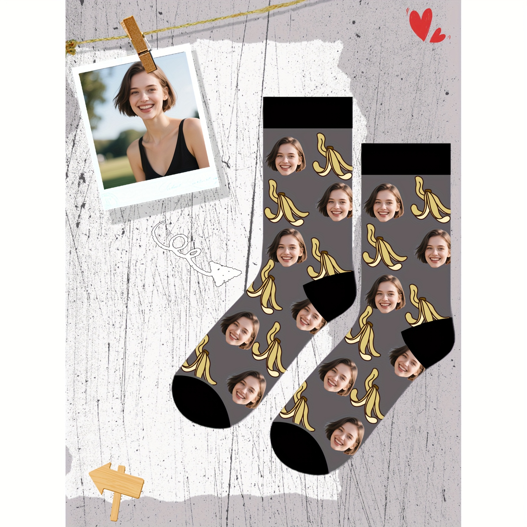 1 pair of customized photo fac – Photographic Memory Bewertung und Preis