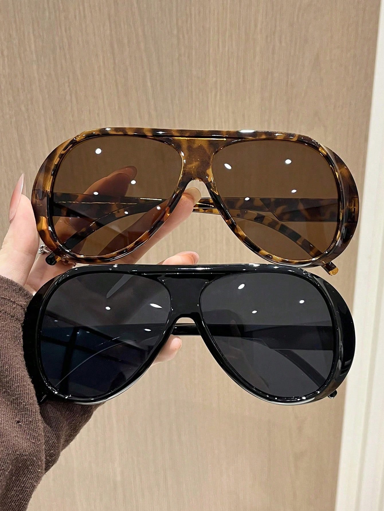 2pcs Women's Plastic Leopard P – Photography Fashion Bewertung und Preis