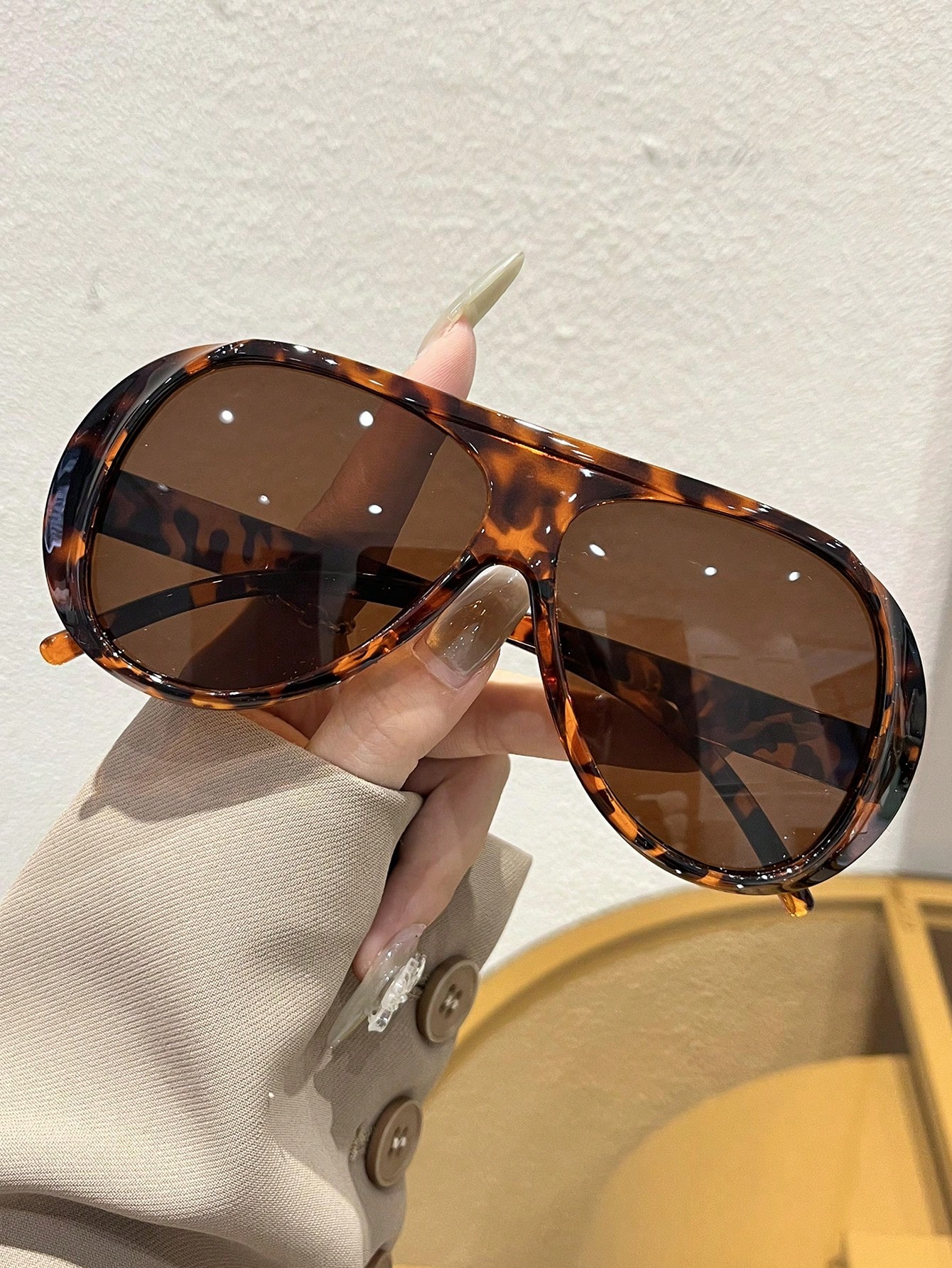2pcs Women's Plastic Leopard P – Photography Fashion Bewertung und Preis