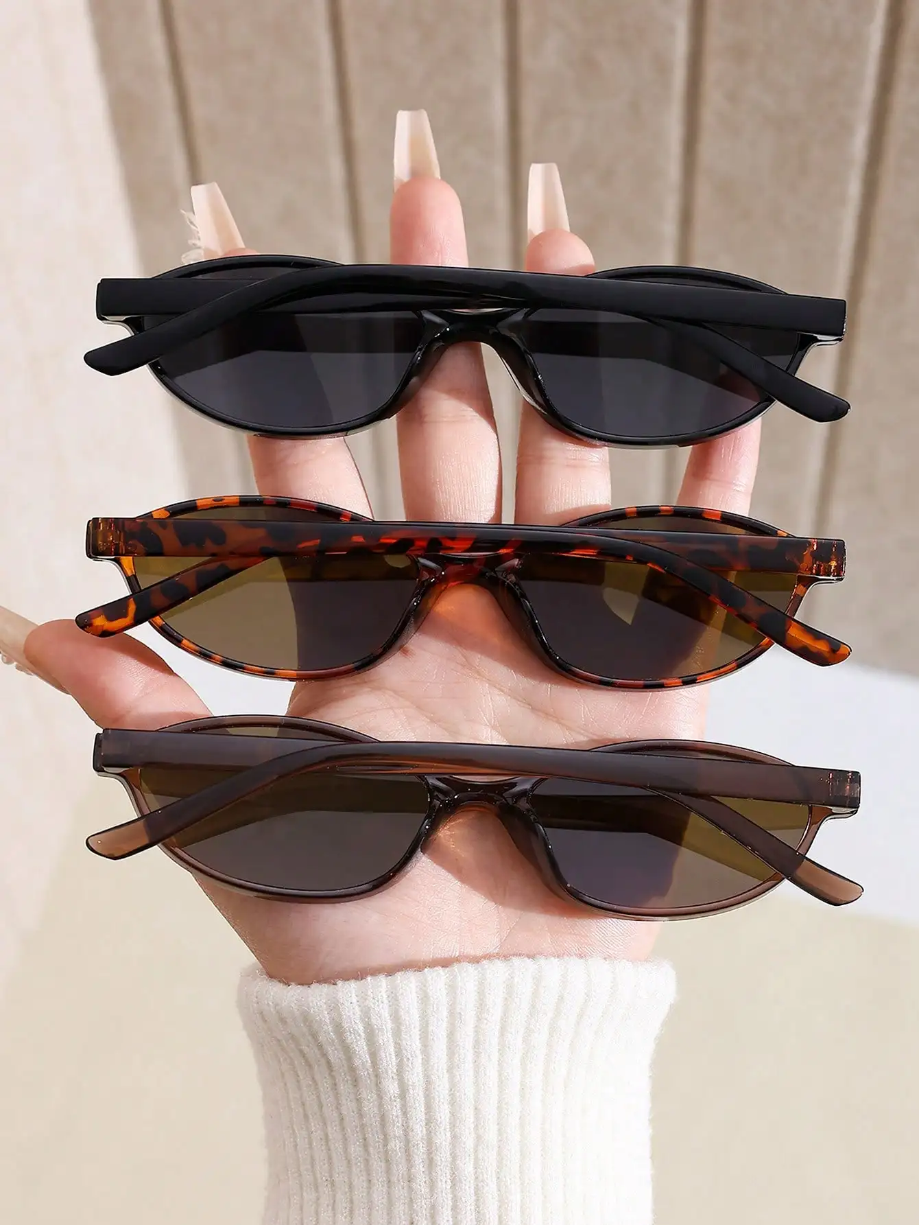1 Pair Retro Geometric Full Fr – Photography Fashion Bewertung und Preis
