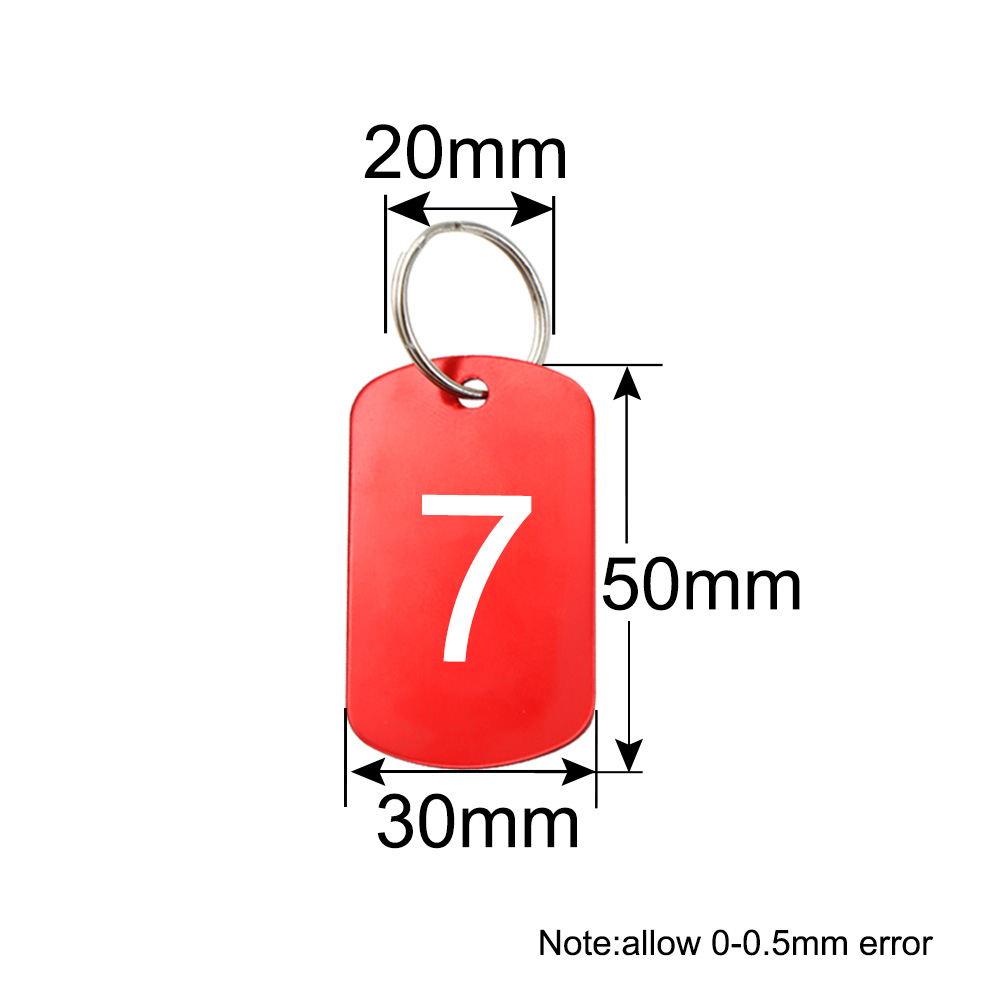 Number Tag Rectangular Aluminu – Photography Rules Bewertung und Preis