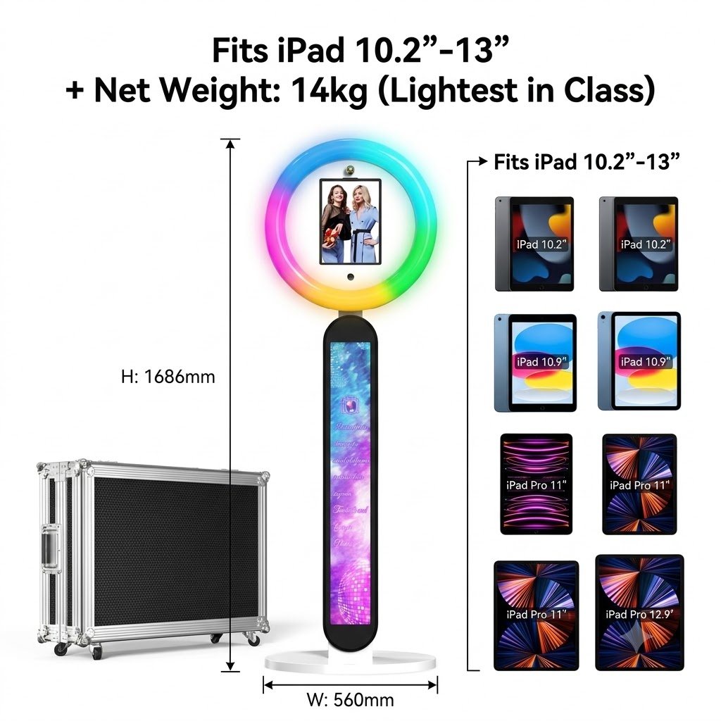 Portable iPad Photo Booth Stan – Photography Website Bewertung und Preis