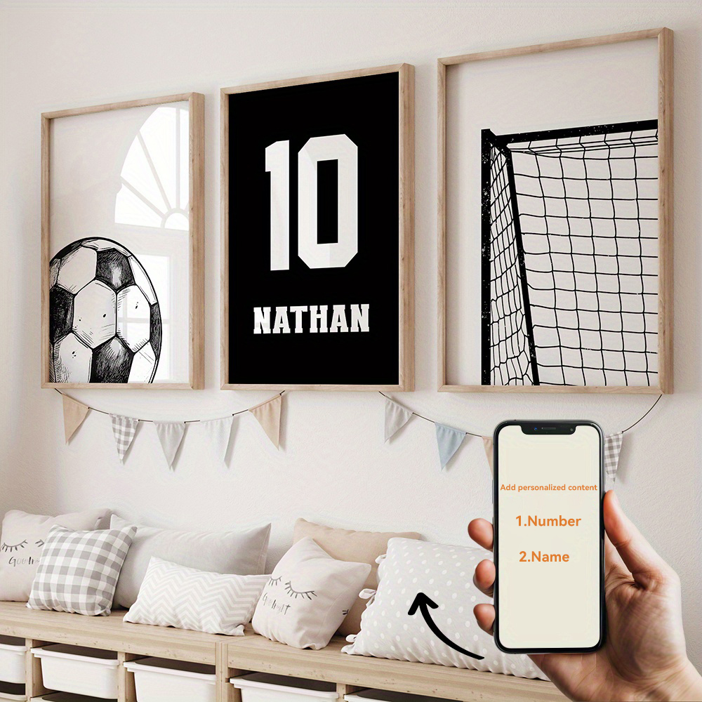 Custom Name and Number Soccer  – Photography Gallery Bewertung und Preis