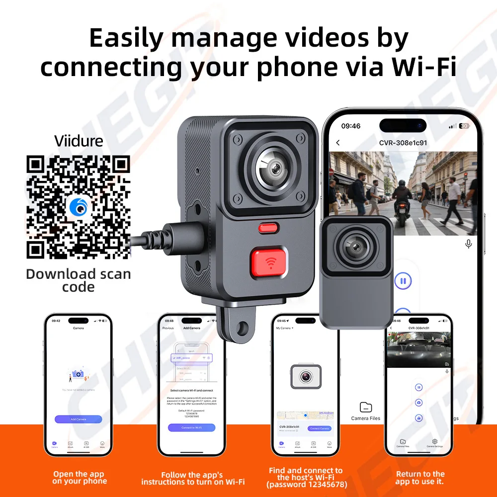 2 Camera Motorcycle DVR 2K HD  – Photographic Memory Bewertung und Preis