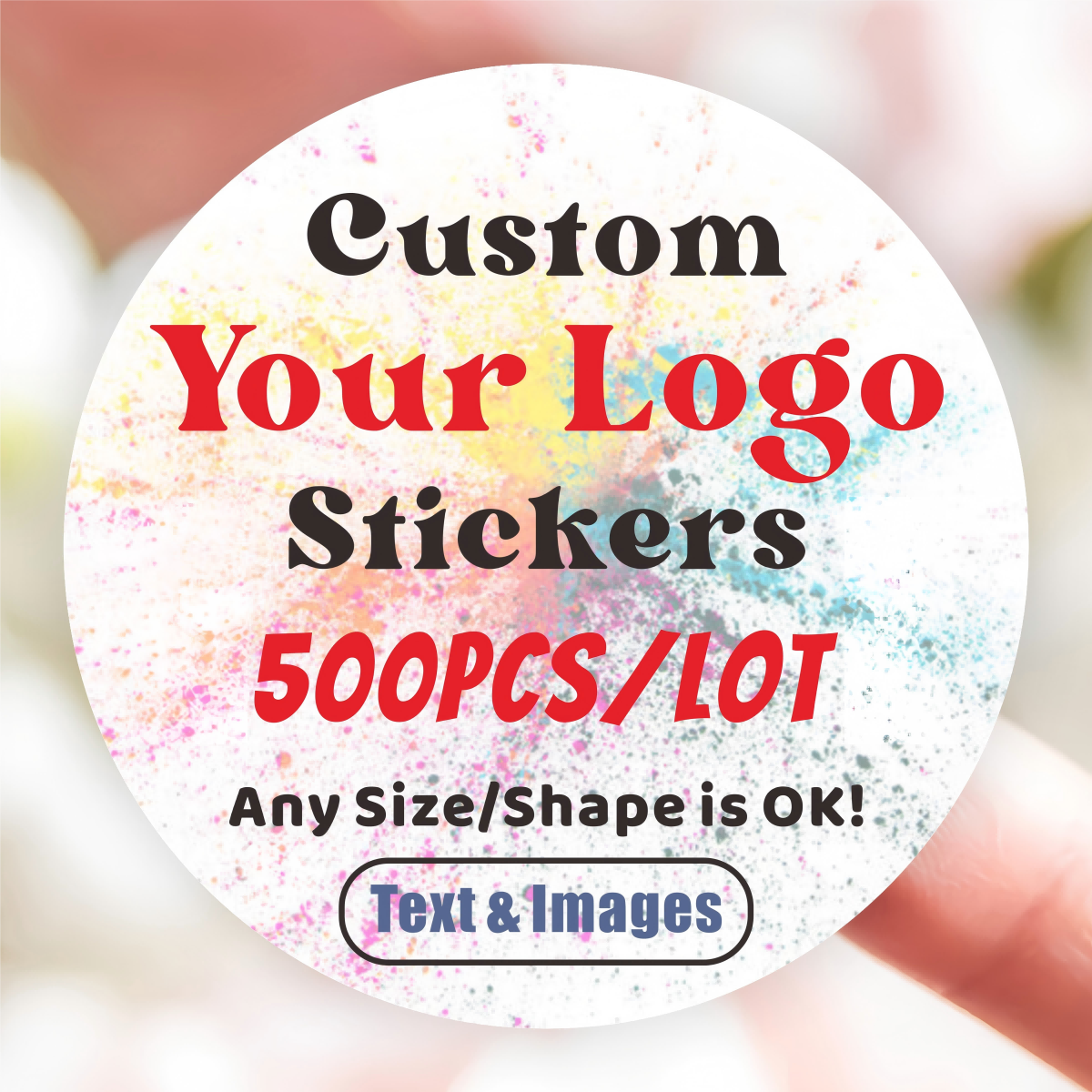 500PCS Custom Stickers Customi – Photography Logo Bewertung und Preis