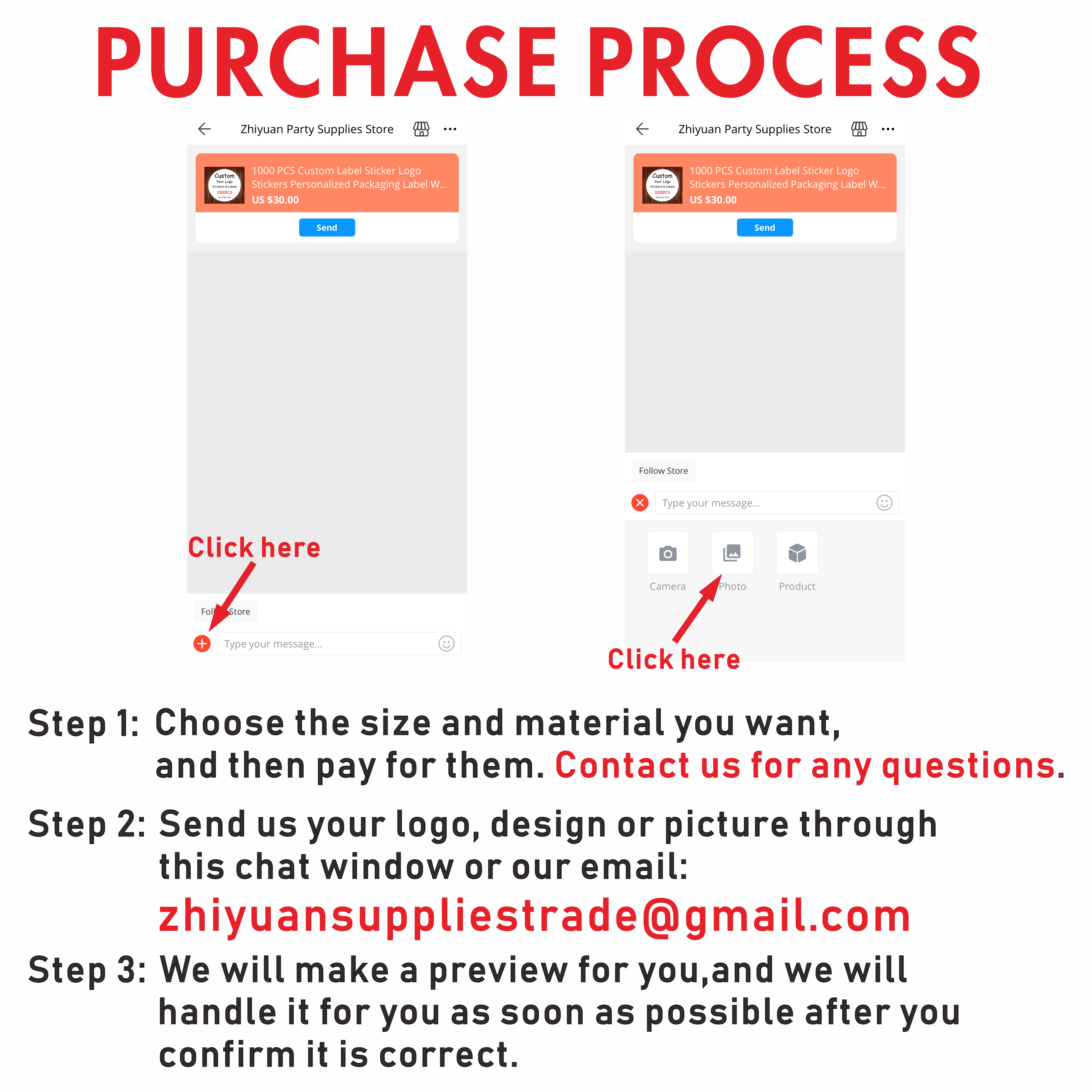 500PCS Custom Stickers Customi – Photography Logo Bewertung und Preis