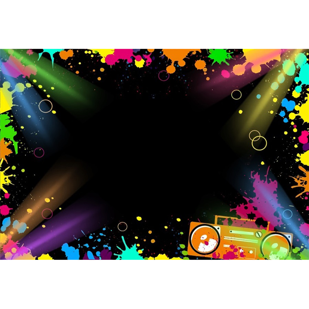 Neon Color Dance Stage Backdro – Photography Zone Bewertung und Preis