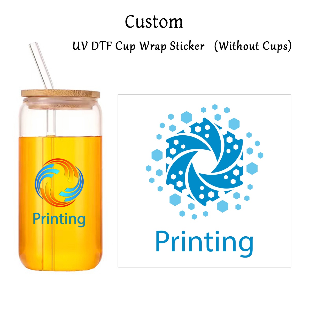 1pc Customized Uv Transfer Ima – Photography Logo Bewertung und Preis