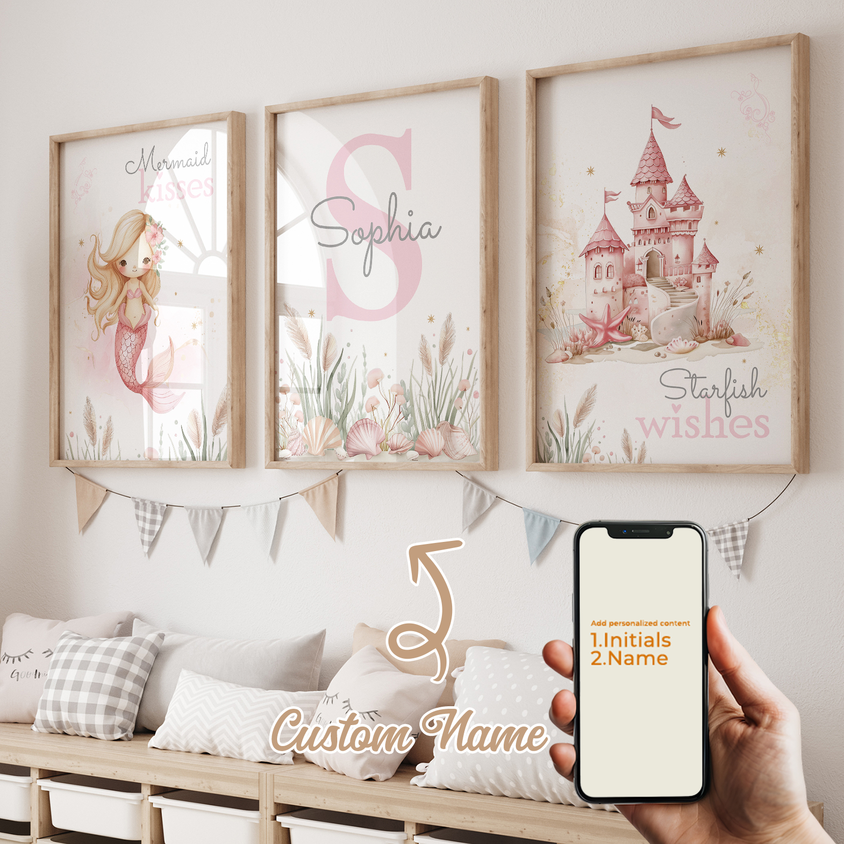 3pcs Personalized Custom Name  – Photography Gallery Bewertung und Preis