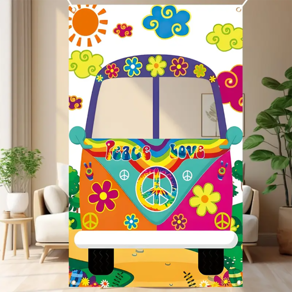 Vintage Hippie Bus Photo Booth – Photography Logo Bewertung und Preis