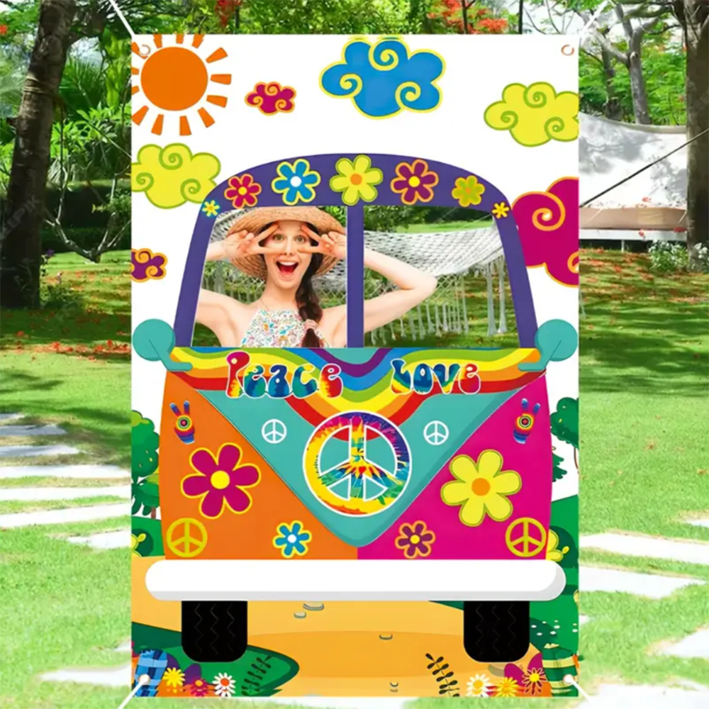 Vintage Hippie Bus Photo Booth – Photography Logo Bewertung und Preis