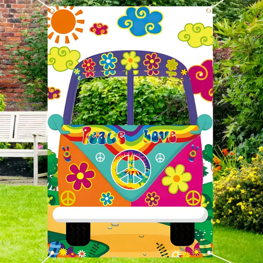 Vintage Hippie Bus Photo Booth – Photography Logo Bewertung und Preis