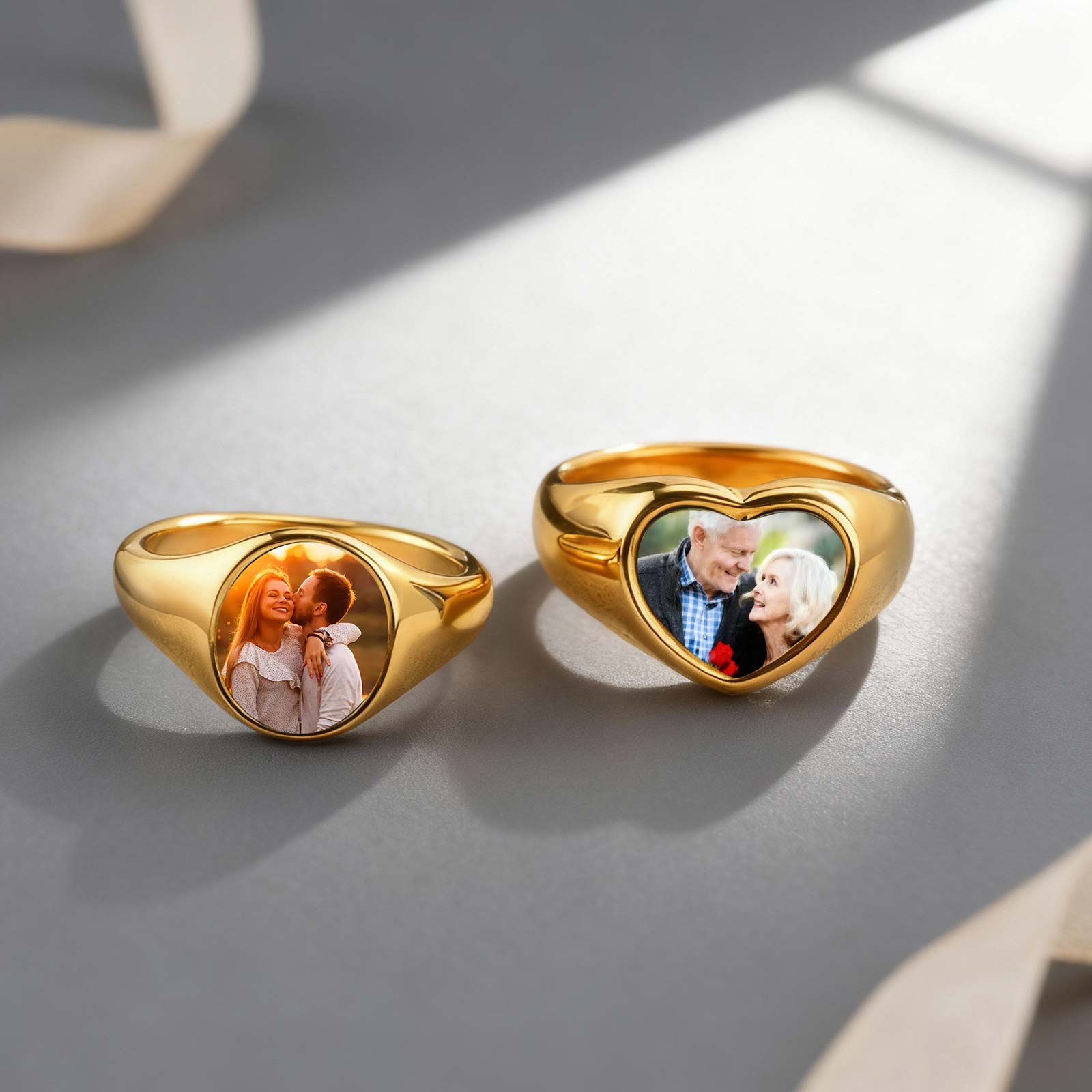 Custom Photo Signet Ring for W – Photography Logo Bewertung und Preis