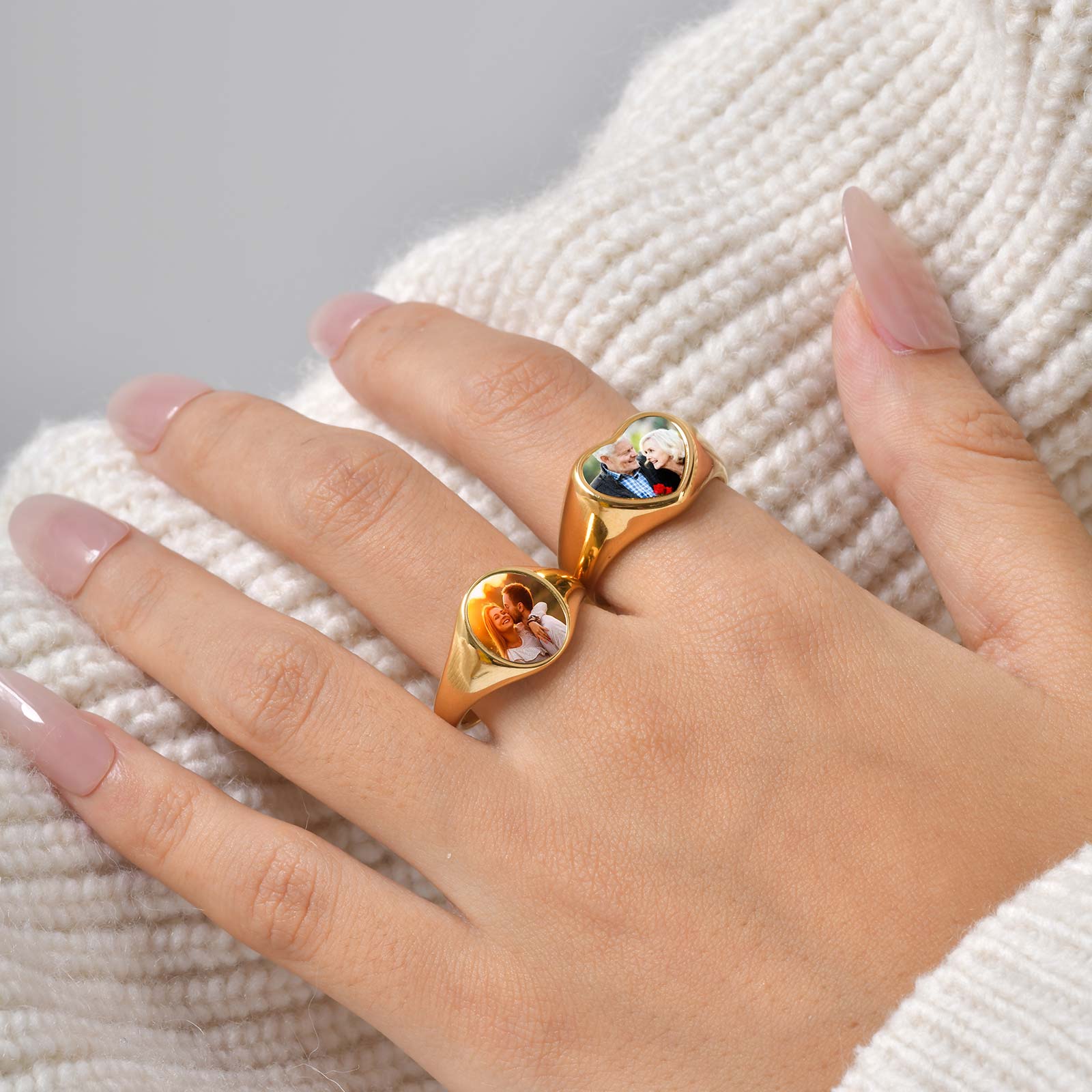 Custom Photo Signet Ring for W – Photography Logo Bewertung und Preis