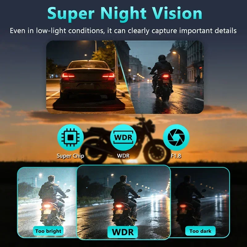 2K HD Motorcycle DVR Waterproo – Photographic Memory Bewertung und Preis
