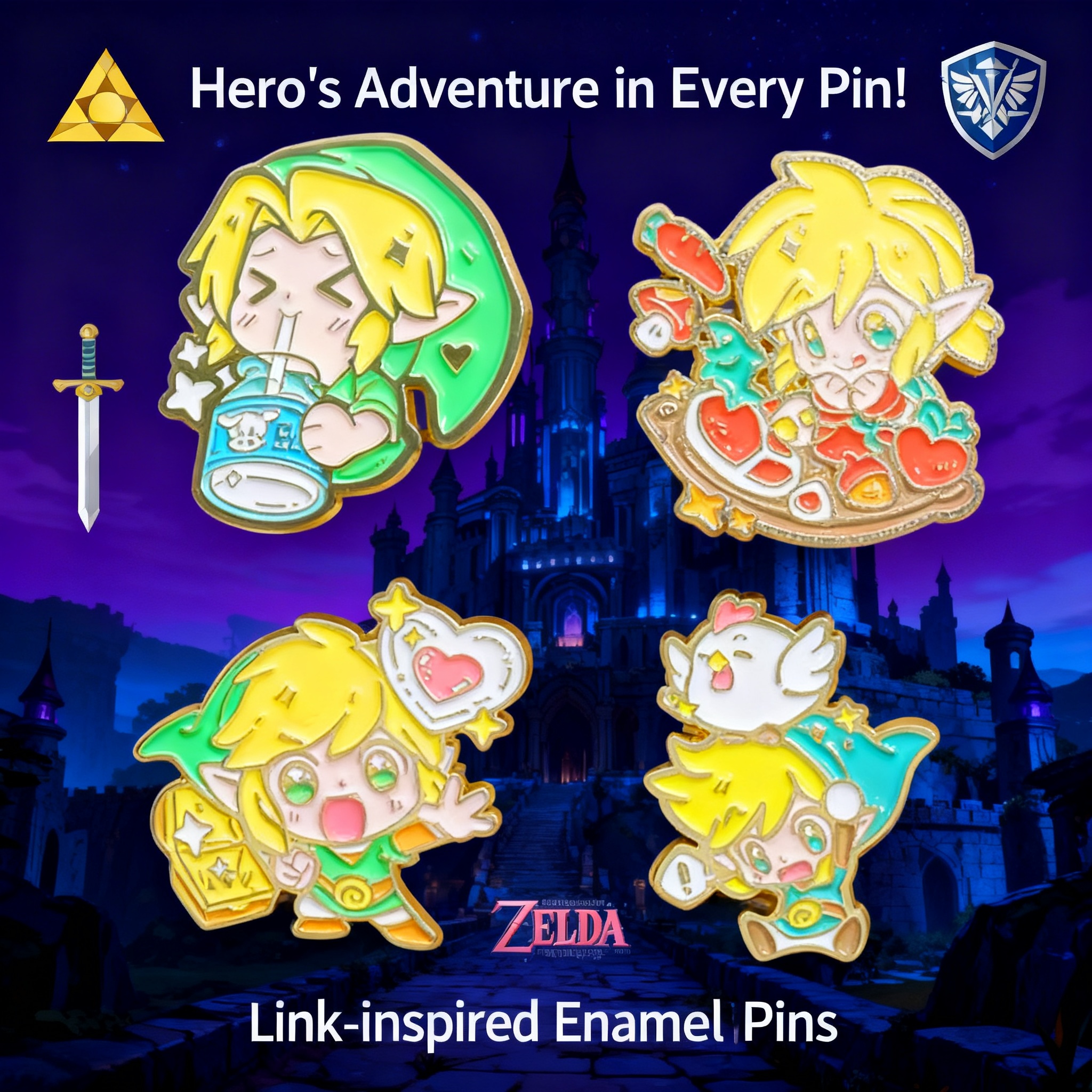 Adventure Game Badges Enamel P – Photography Fashion Bewertung und Preis