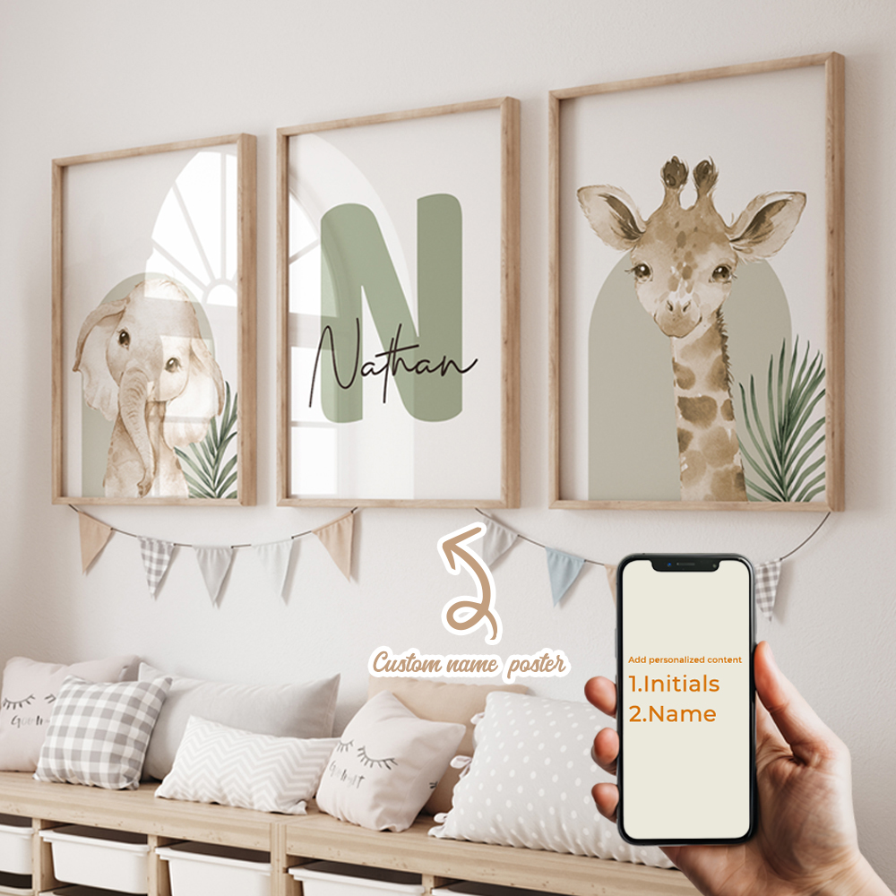 3pcs Personalized Custom Name  – Photography Gallery Bewertung und Preis
