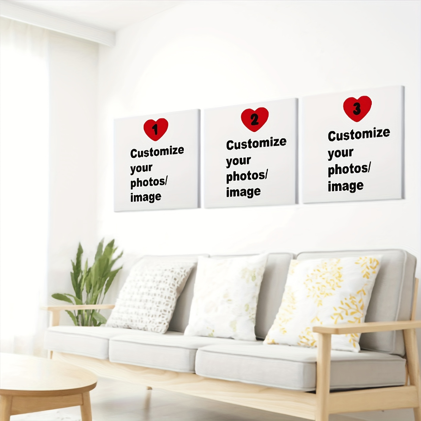 3pcs/set Custom Square Canvas  – Photography Gallery Bewertung und Preis