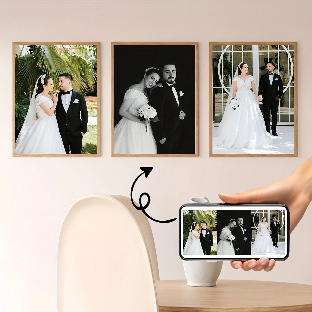 3pcs/set Custom Square Canvas  – Photography Gallery Bewertung und Preis