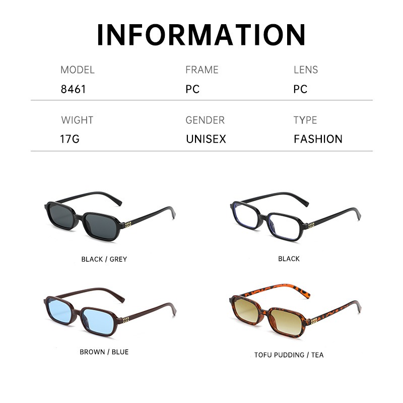 New Small Square Frame Sunglas – Photography Fashion Bewertung und Preis