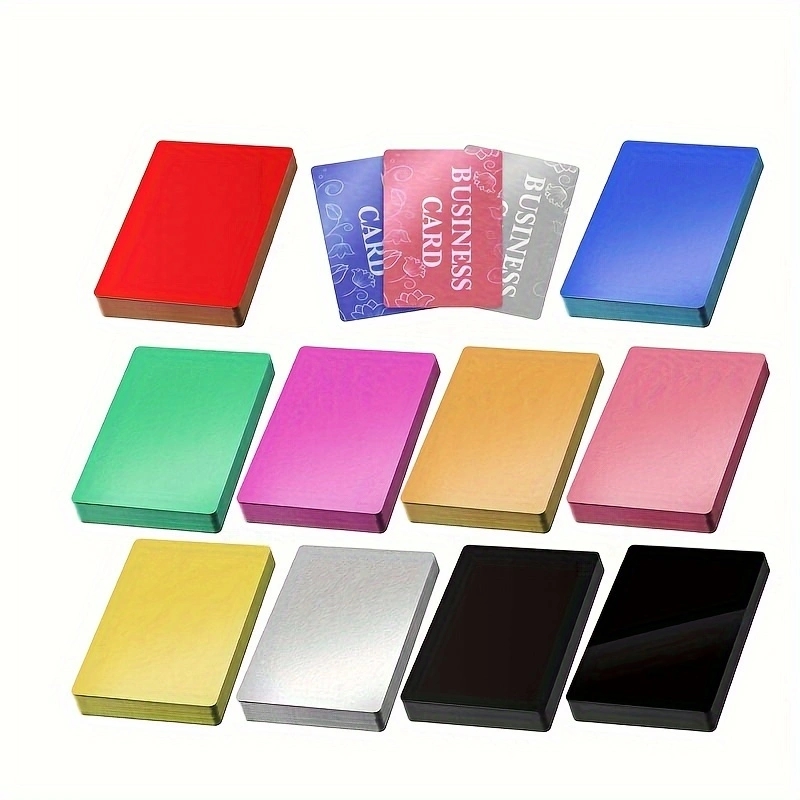 50Pcs/Set Portable Metal Busin – Photography Logo Bewertung und Preis