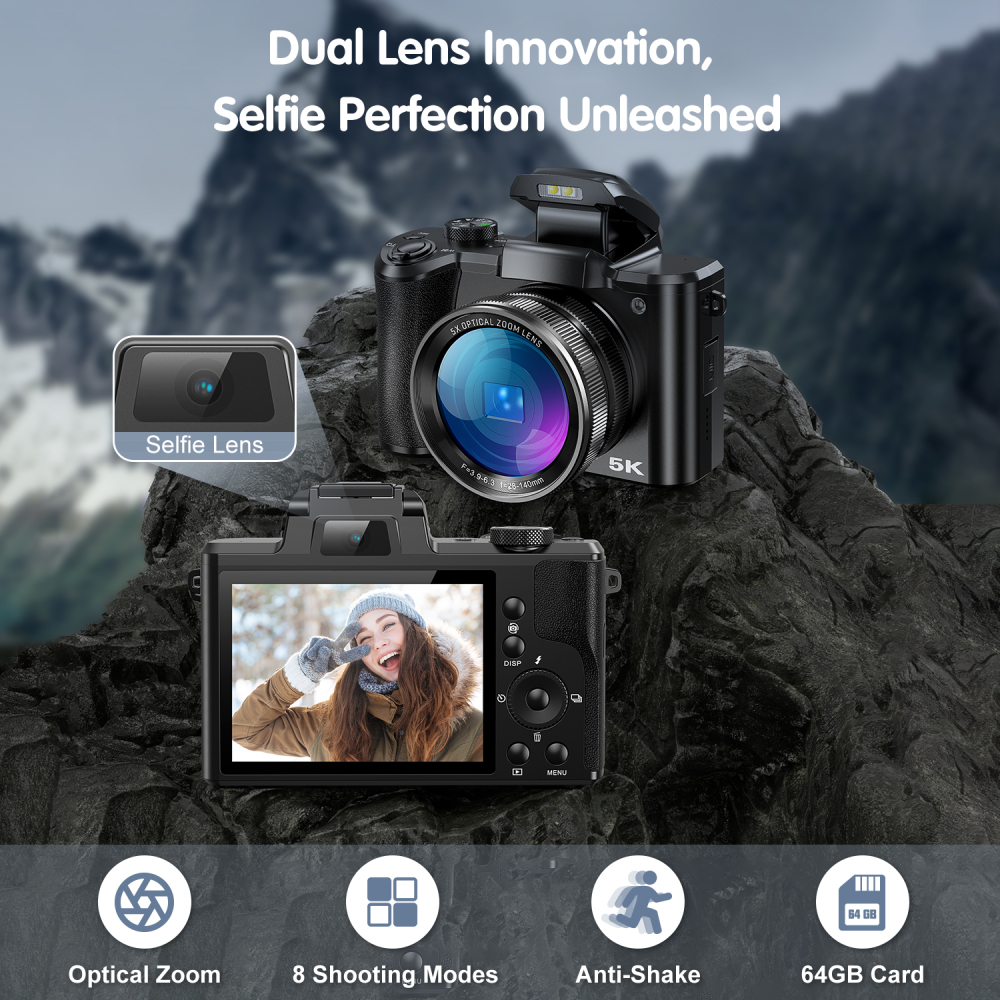 5K Digital Camera for Photogra – Photography Nature Images Bewertung und Preis