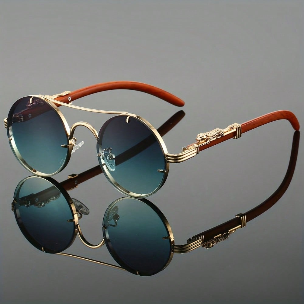 Stylish Round Metal Frame Sung – Photography Fashion Bewertung und Preis