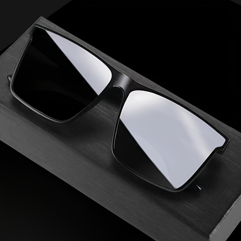 Men'S Simple Black Square Fash – Photography Fashion Bewertung und Preis