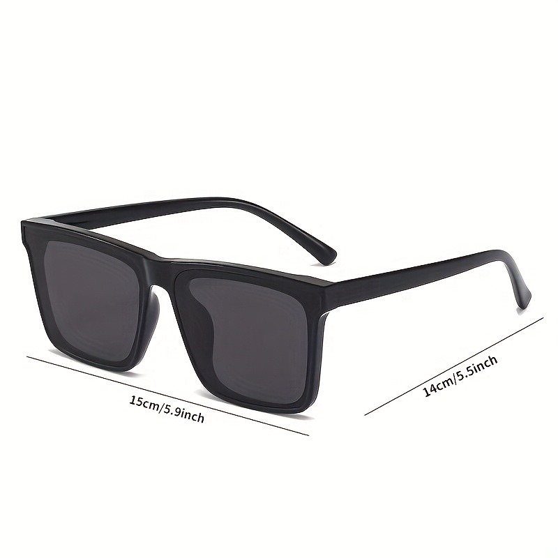 Men'S Simple Black Square Fash – Photography Fashion Bewertung und Preis