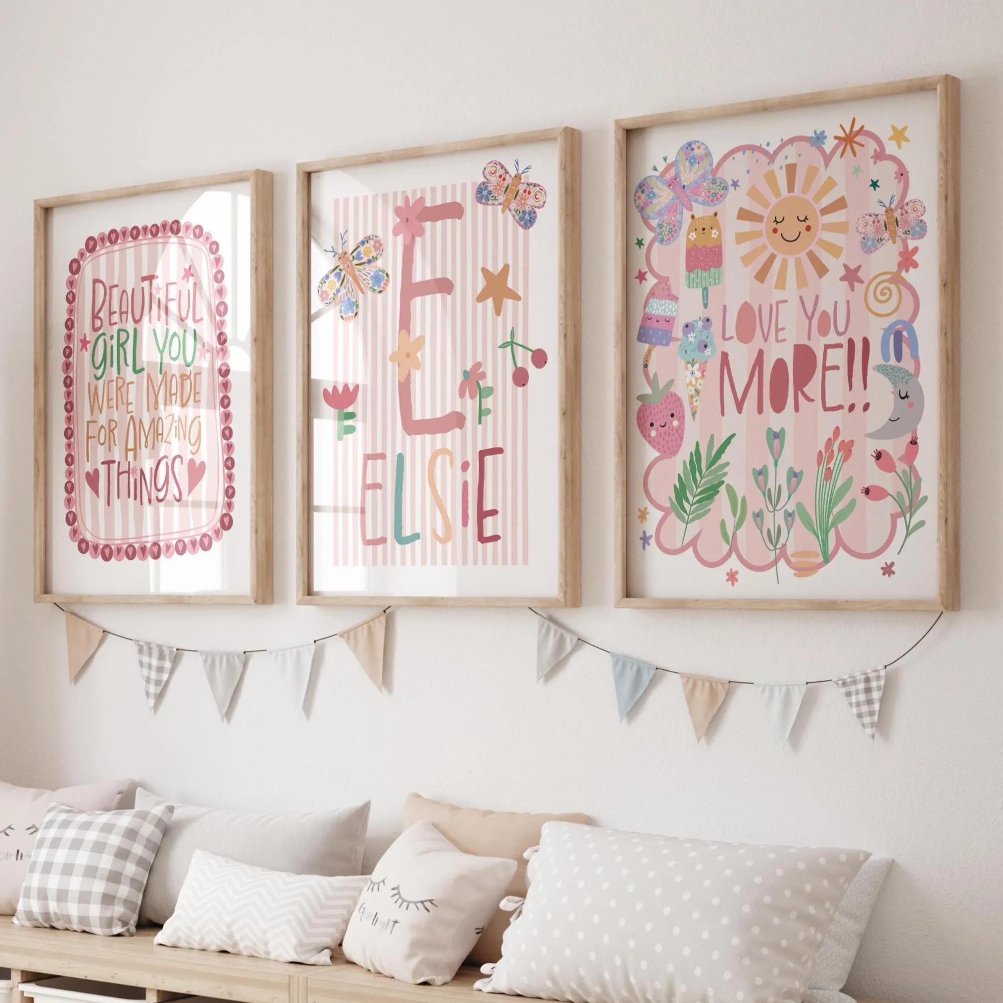 3pcs/set Bohemian Pink Flower  – Photography Gallery Bewertung und Preis