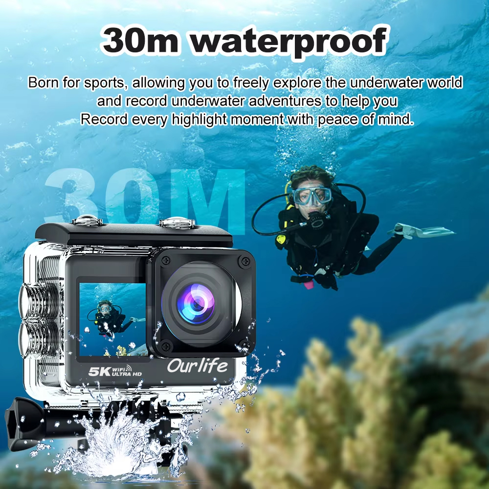 Ourlife 5K Action Camera 4K60F – Photographic Memory Bewertung und Preis