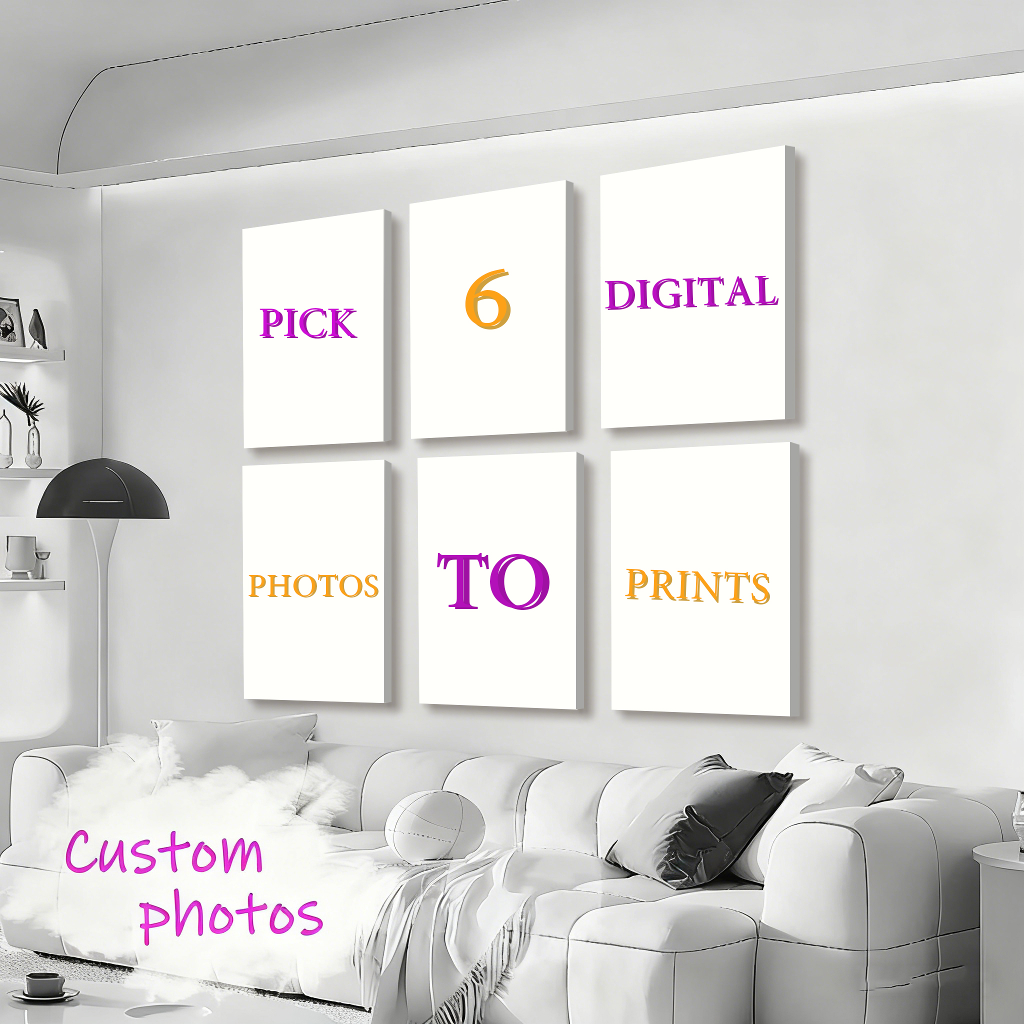 6pcs/set Custom Canvas Prints  – Photography Gallery Bewertung und Preis