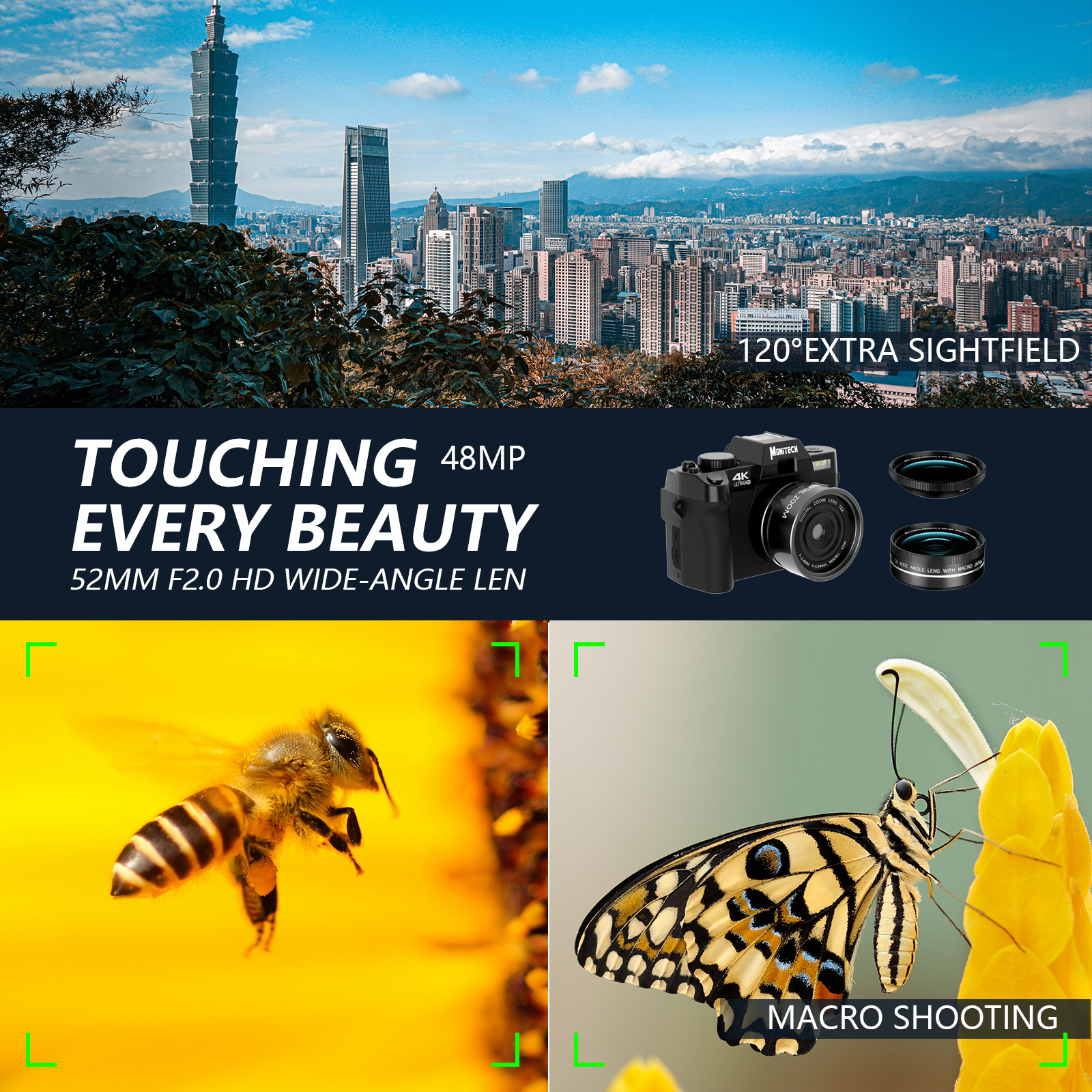 Professional 4K&48MP Digital C – Photography Nature Images Bewertung und Preis