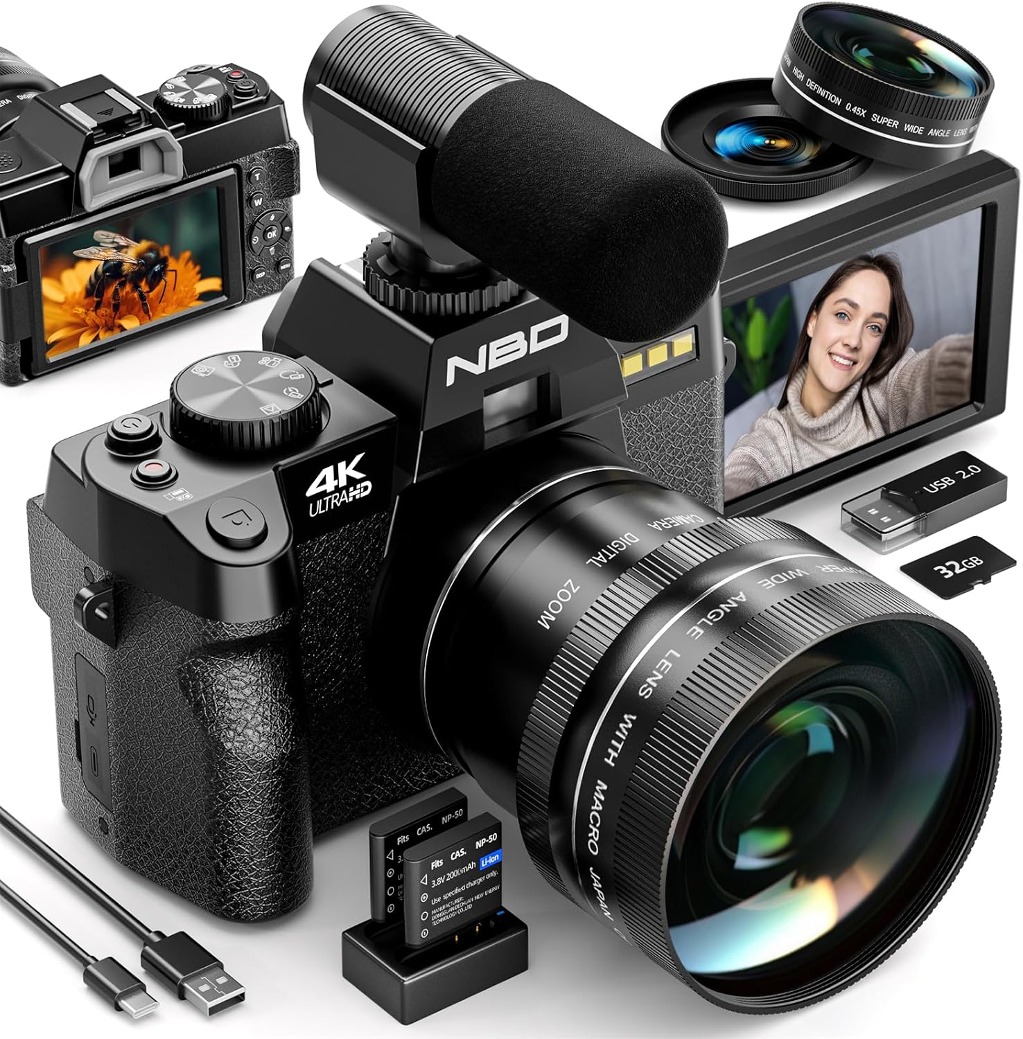 NBD 4K Digital Cameras for Pho – Photography Nature Images Bewertung und Preis