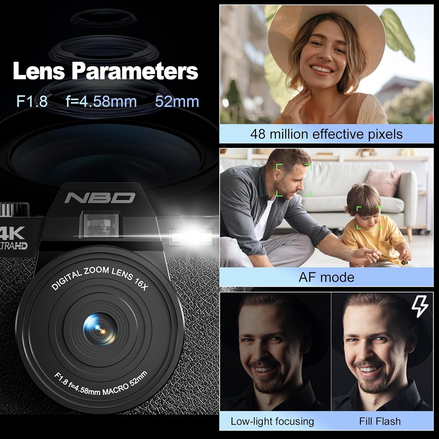 NBD 4K Digital Cameras for Pho – Photography Nature Images Bewertung und Preis