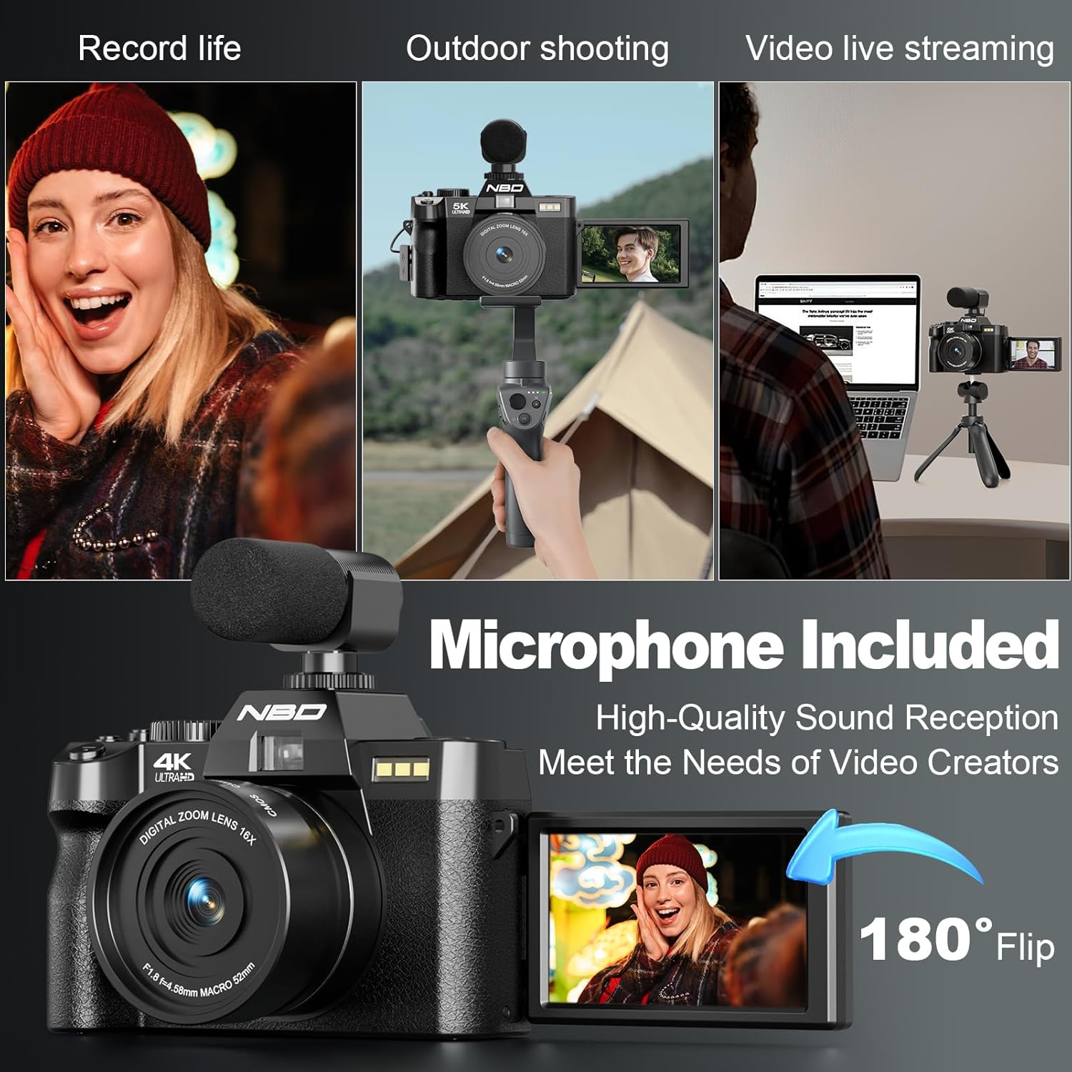 NBD 4K Digital Cameras for Pho – Photography Nature Images Bewertung und Preis